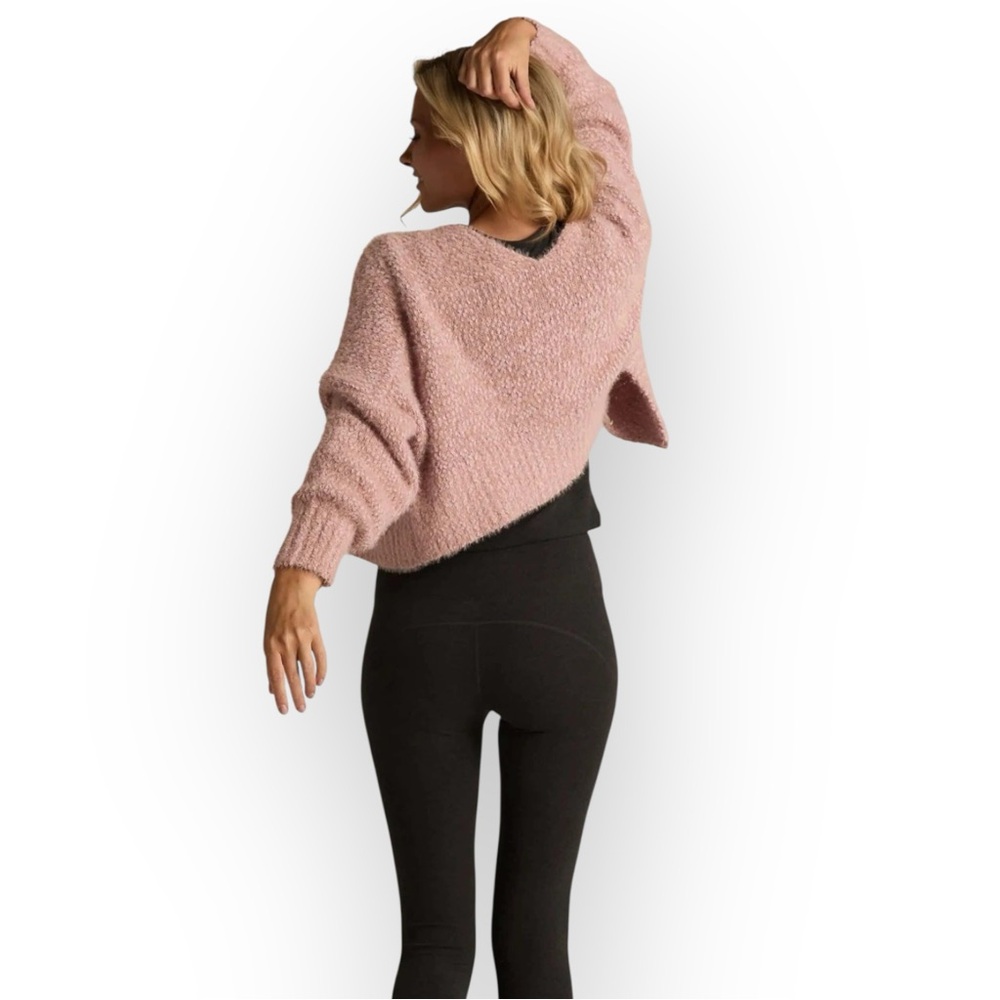 #530 Plush Short Sweater in Pink - Picture 3 of 3